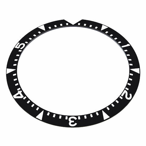 REPLACEMENT BEZEL INSERT BLACK WITH TRAINGLE FOR WATCH 36.40MM X 30.30MM
