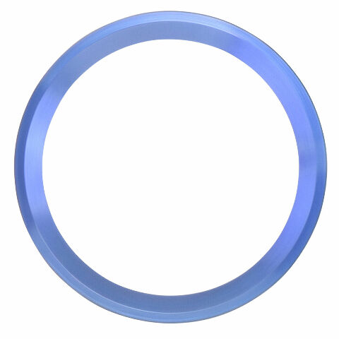 REPLACEMENT BEZEL INSERT BLE/RED FADED FOR WATCH 37.70MM X 30.70MM