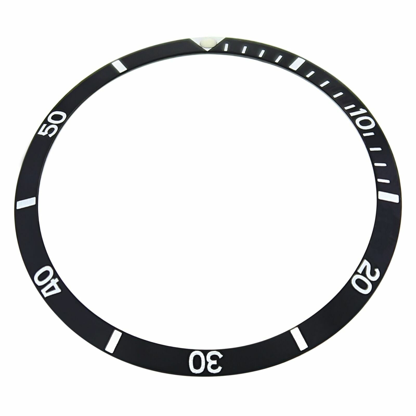 REPLACEMENT BEZEL INSERT BLACK FOR WATCH 36MM X 30MM