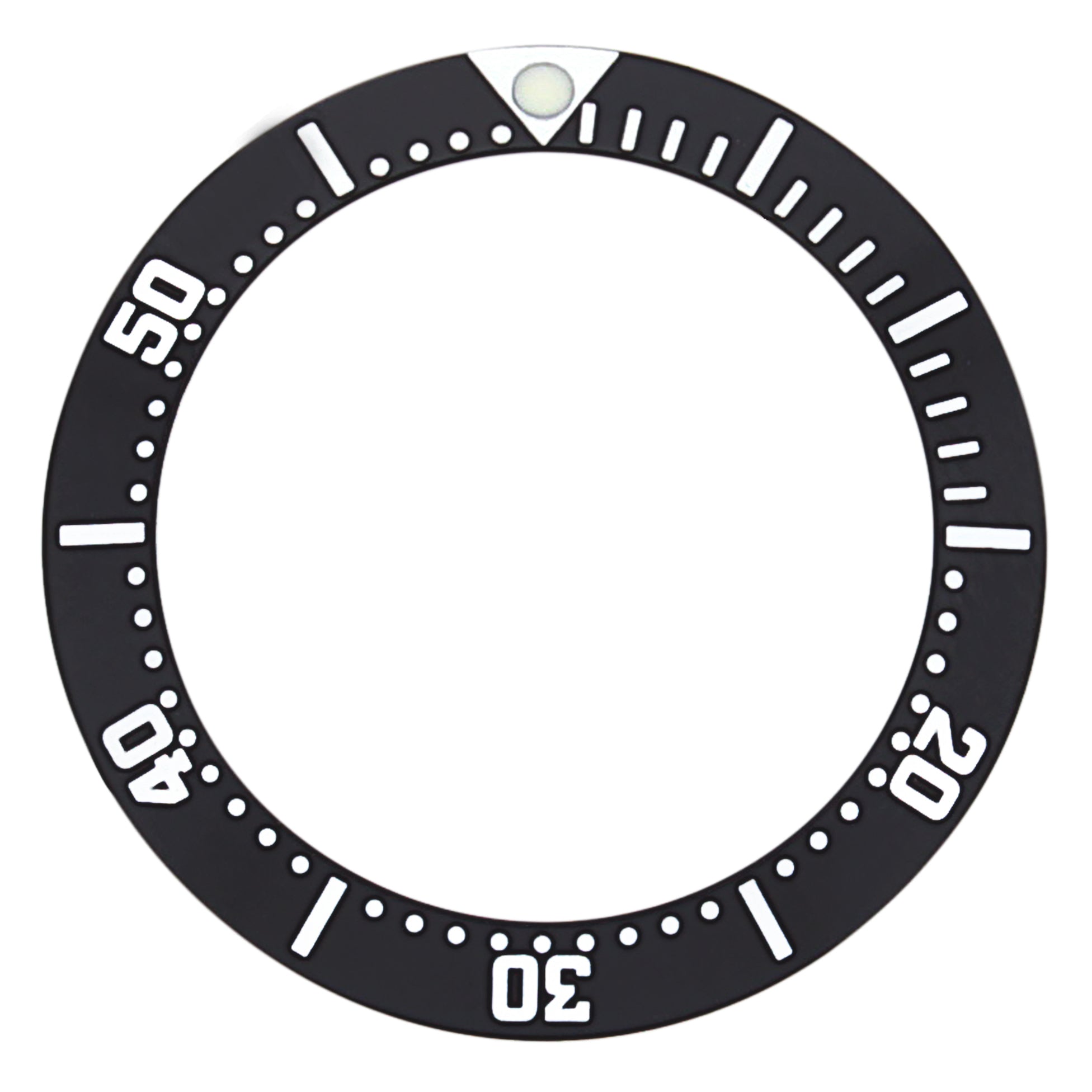 REPLACEMENT BEZEL INSERT BLACK FOR WATCH 36MM X 30MM