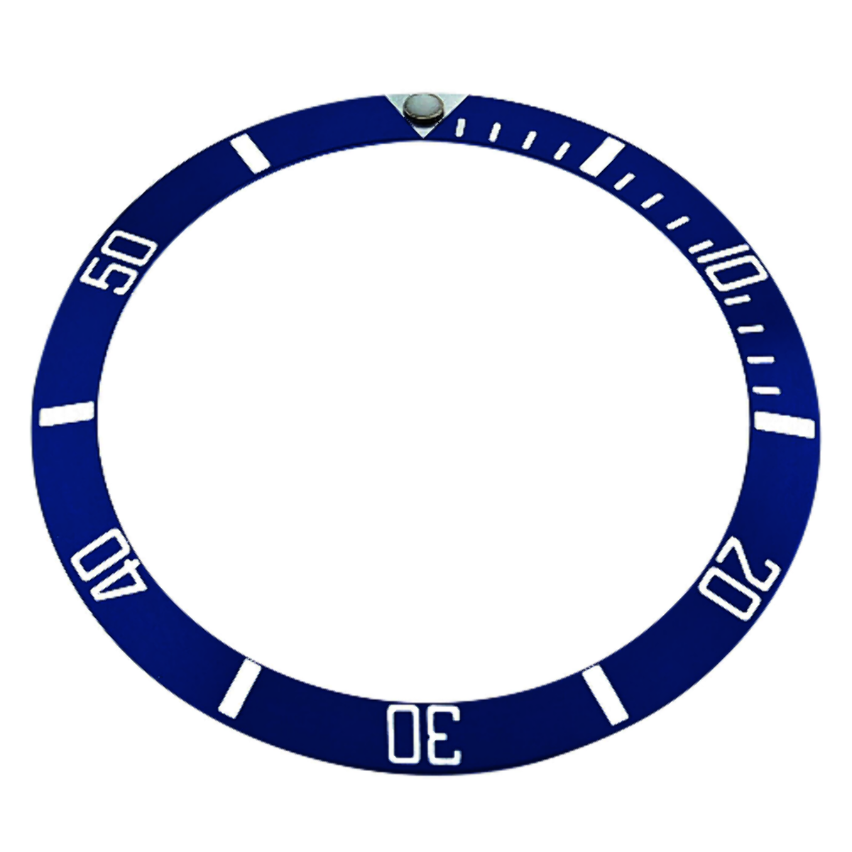 REPLACEMENT BEZEL INSERT BLUE FOR WATCH 37MM X 31MM
