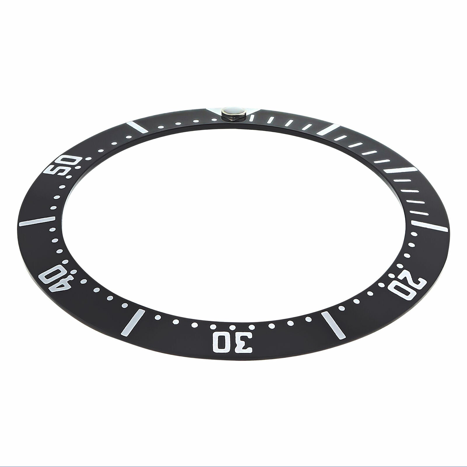 REPLACEMENT BEZEL INSERT BLACK FOR WATCH 36.80MM X 30MM