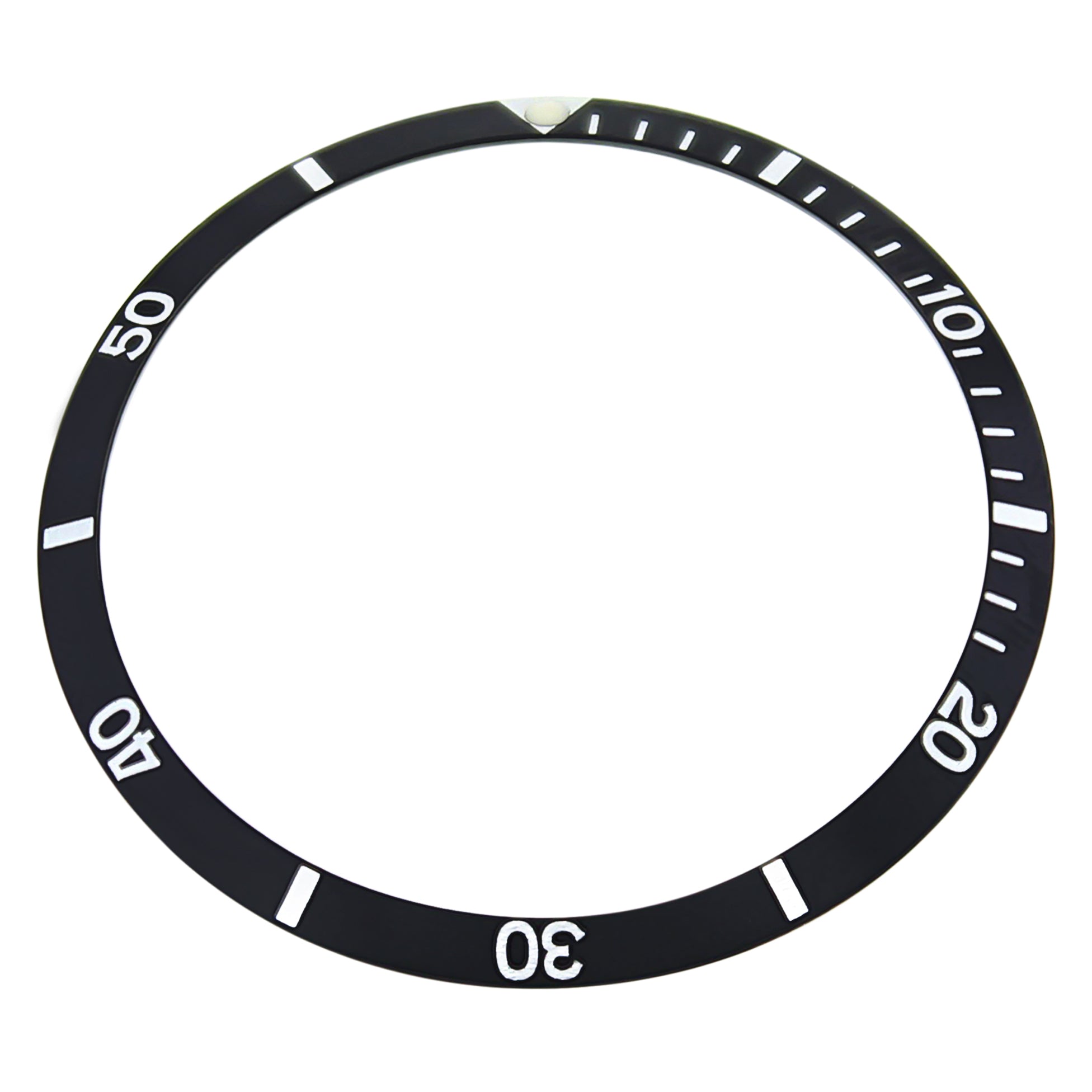 REPLACEMENT BEZEL INSERT BLACK FOR WATCH 44MM X 38MM