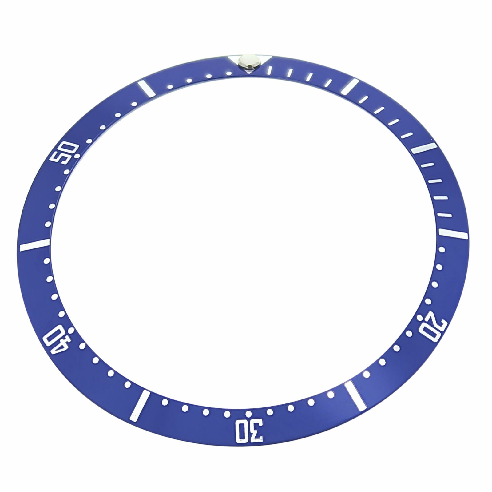 BEZEL INSERT 37MM OMEGA SEAMASTER 120 REF 135.027 165.027 36MM X 30MM BLUE