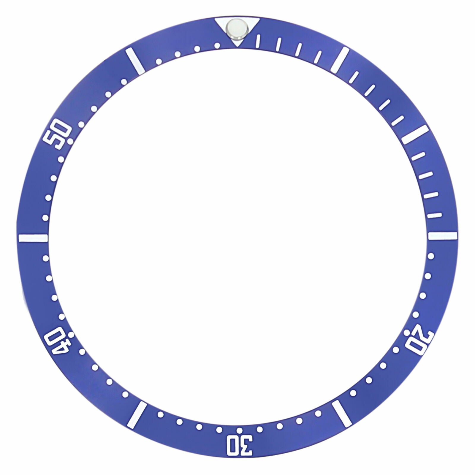 BEZEL INSERT 37MM OMEGA SEAMASTER 120 REF 135.027 165.027 36MM X 30MM BLUE