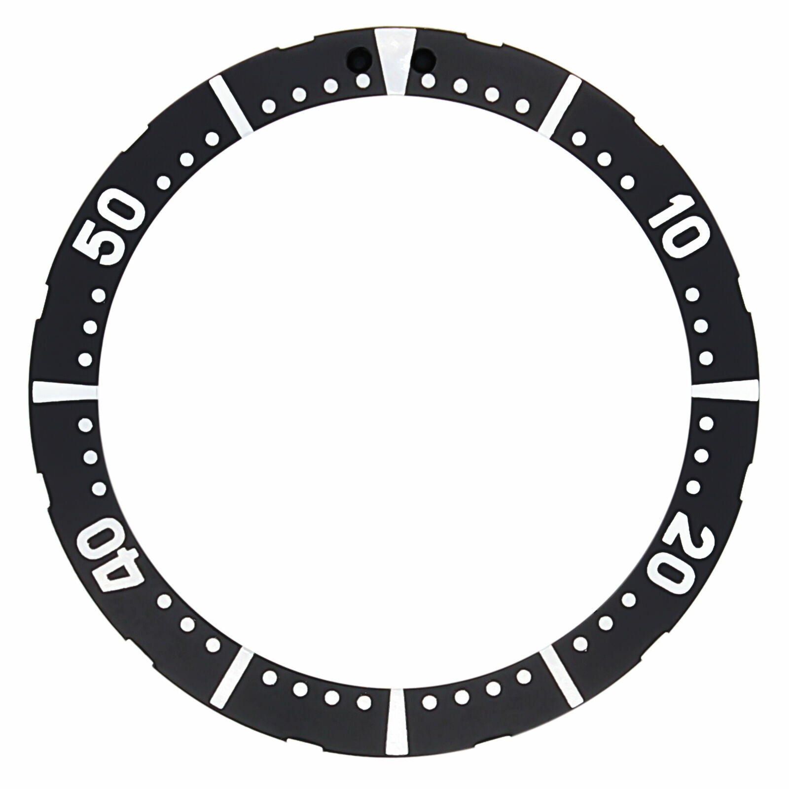 REPLACEMENT BEZEL INSERT BLACK FOR WATCH 35.80M X 28.70MM