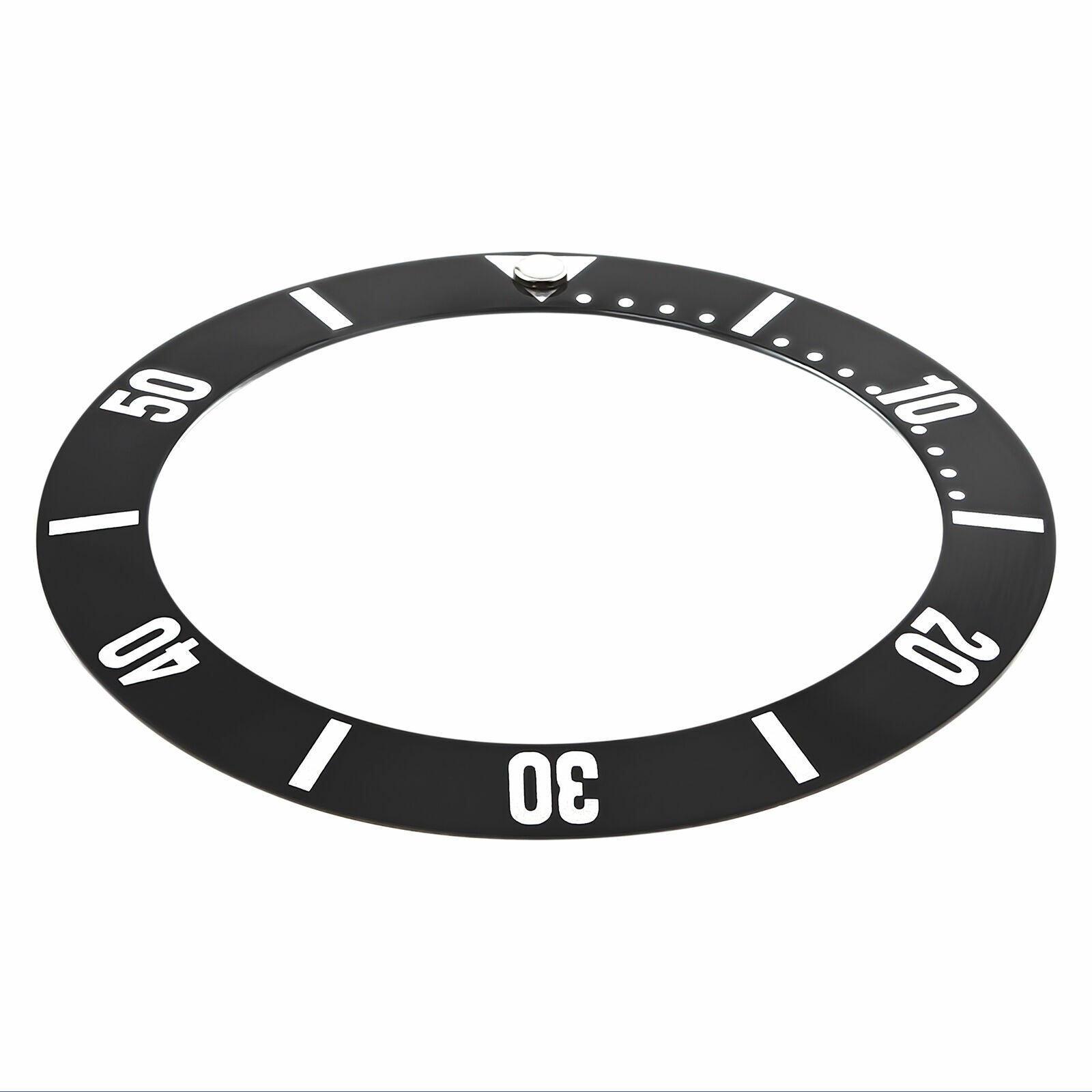 REPLACEMENT BEZEL INSERT BLACK FOR WATCH 33MM X 26MM