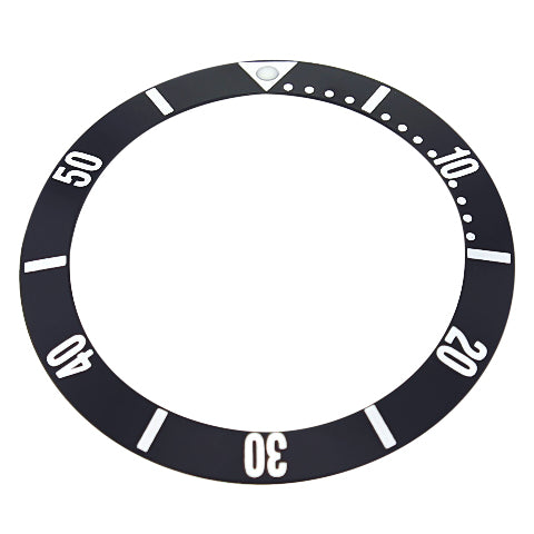 Replacement Bezel Insert Black for Watch 33.50MM X 27.30MM