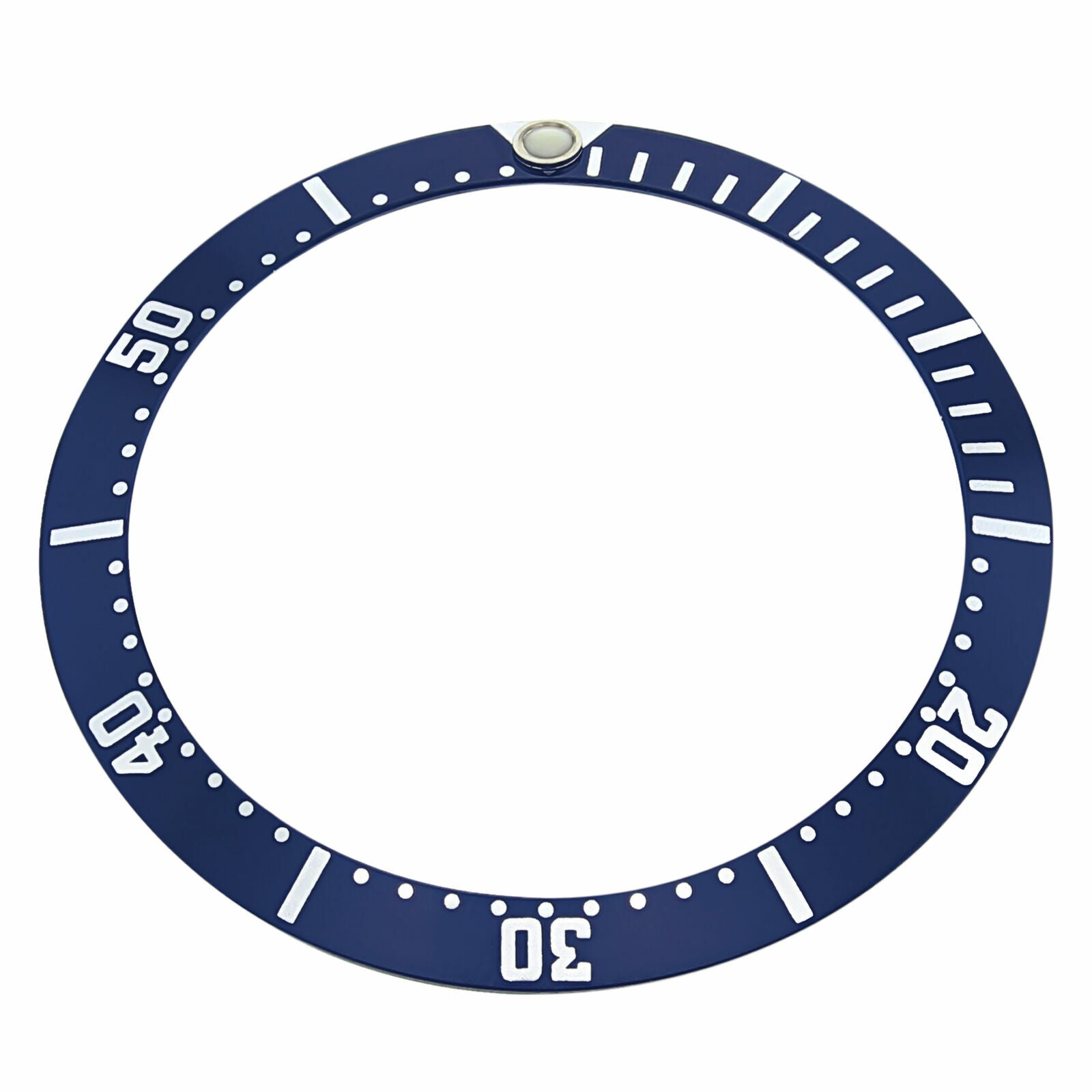 REPLACEMENT BEZEL INSERT BLUE FOR WATCH 34MM X 28MM