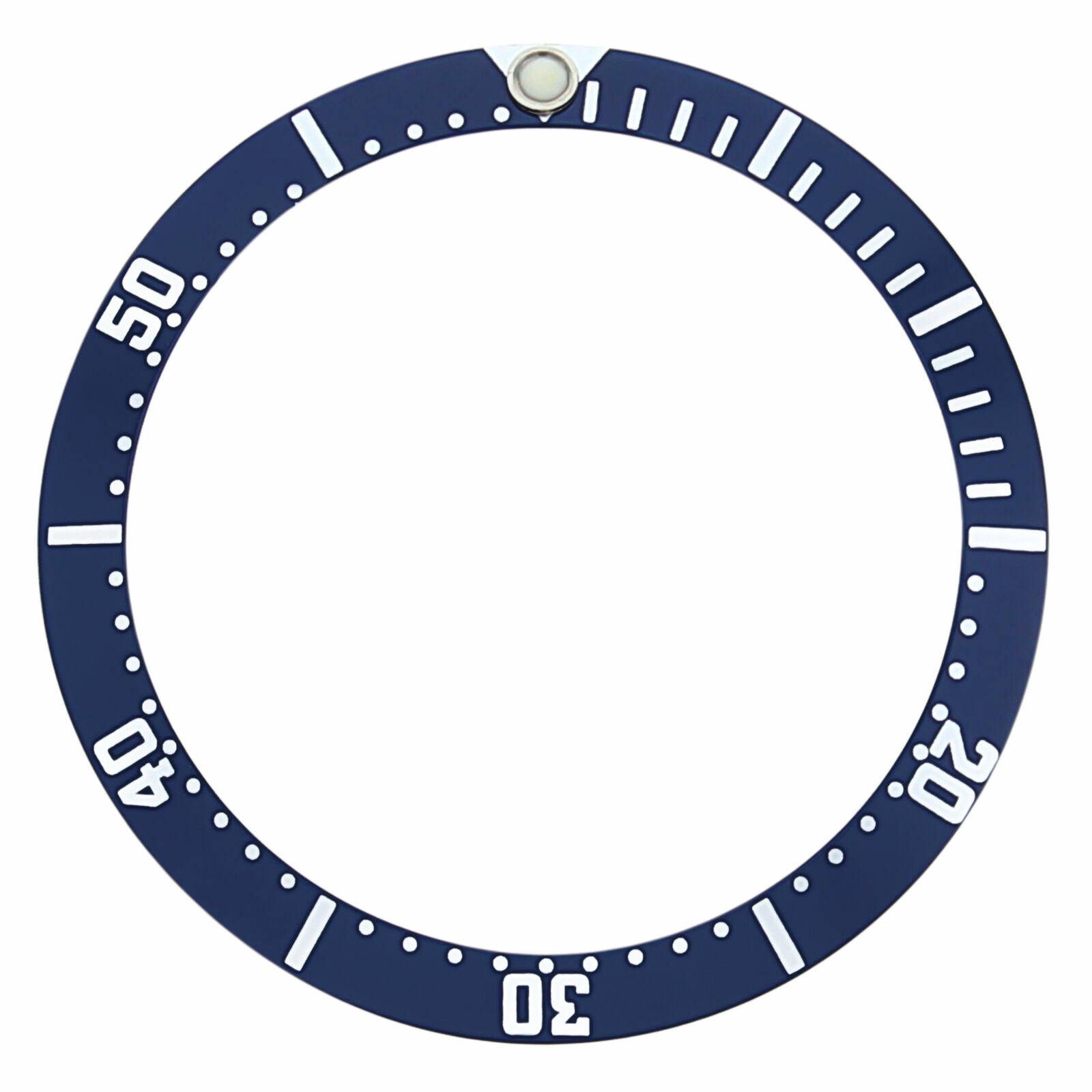 REPLACEMENT BEZEL INSERT BLUE FOR WATCH 34MM X 28MM