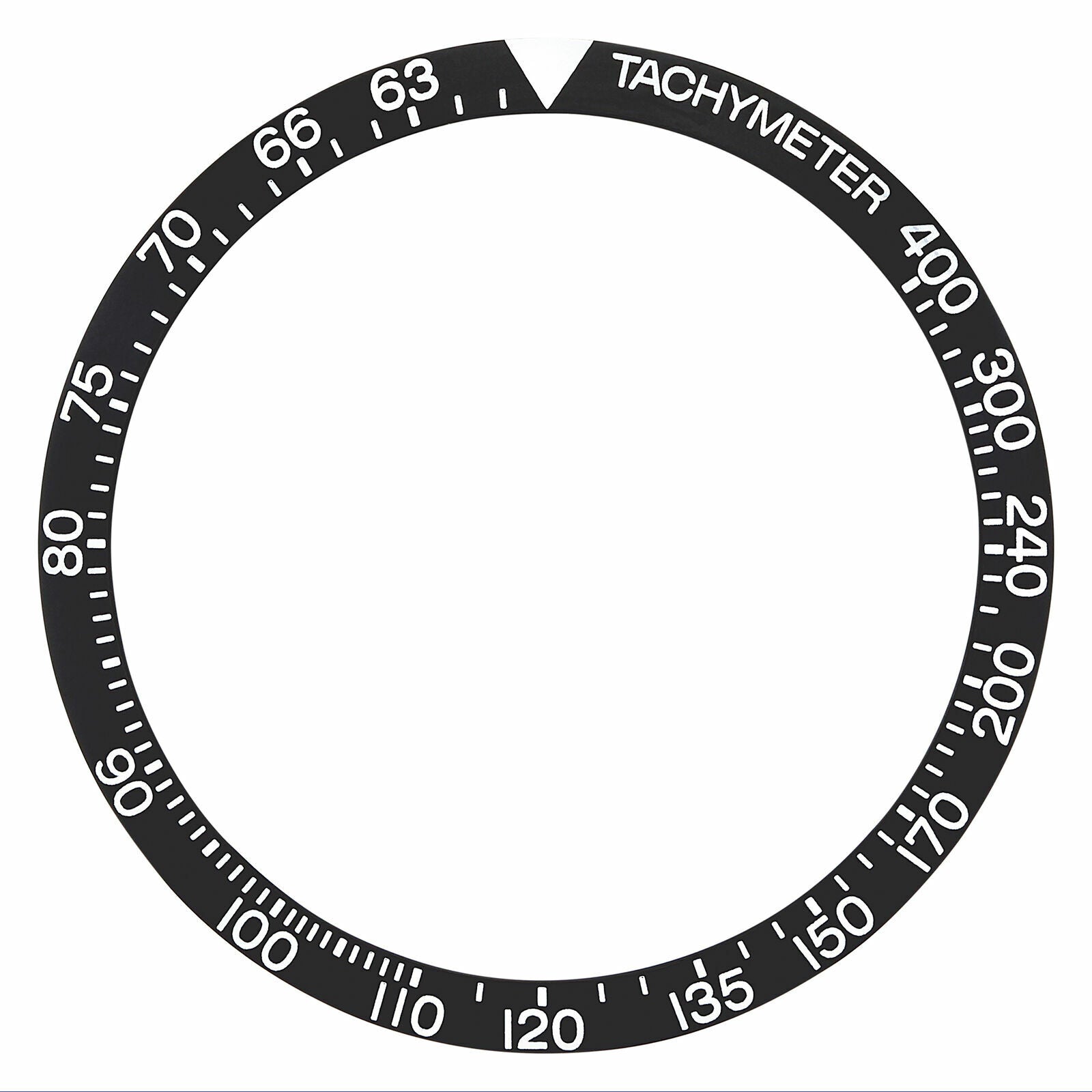 REPLACEMENT BEZEL INSERT BLACK FOR WATCH 39.30MM X 33.30MM