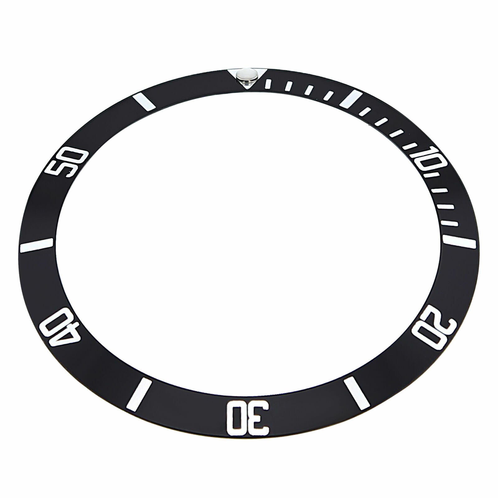 REPLACEMENT BEZEL INSERT BLACK FOR WATCH 39.80MM X 32.80MM