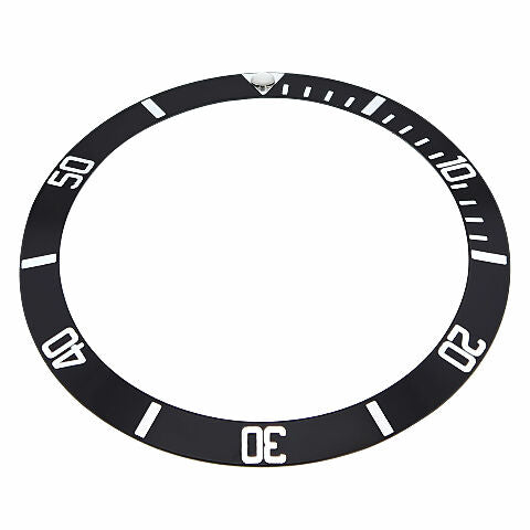 REPLACEMENT BEZEL INSERT BLACK FOR WATCH 39.80MM X 32.80MM