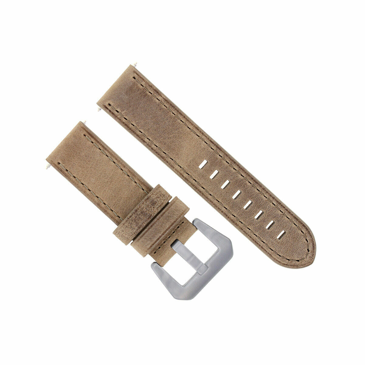 20-22-24MM LEATHER WATCH BAND STRAP FOR BREITLING CHRONOMAT BENTLEY COLT WATCH, Sand, view 3