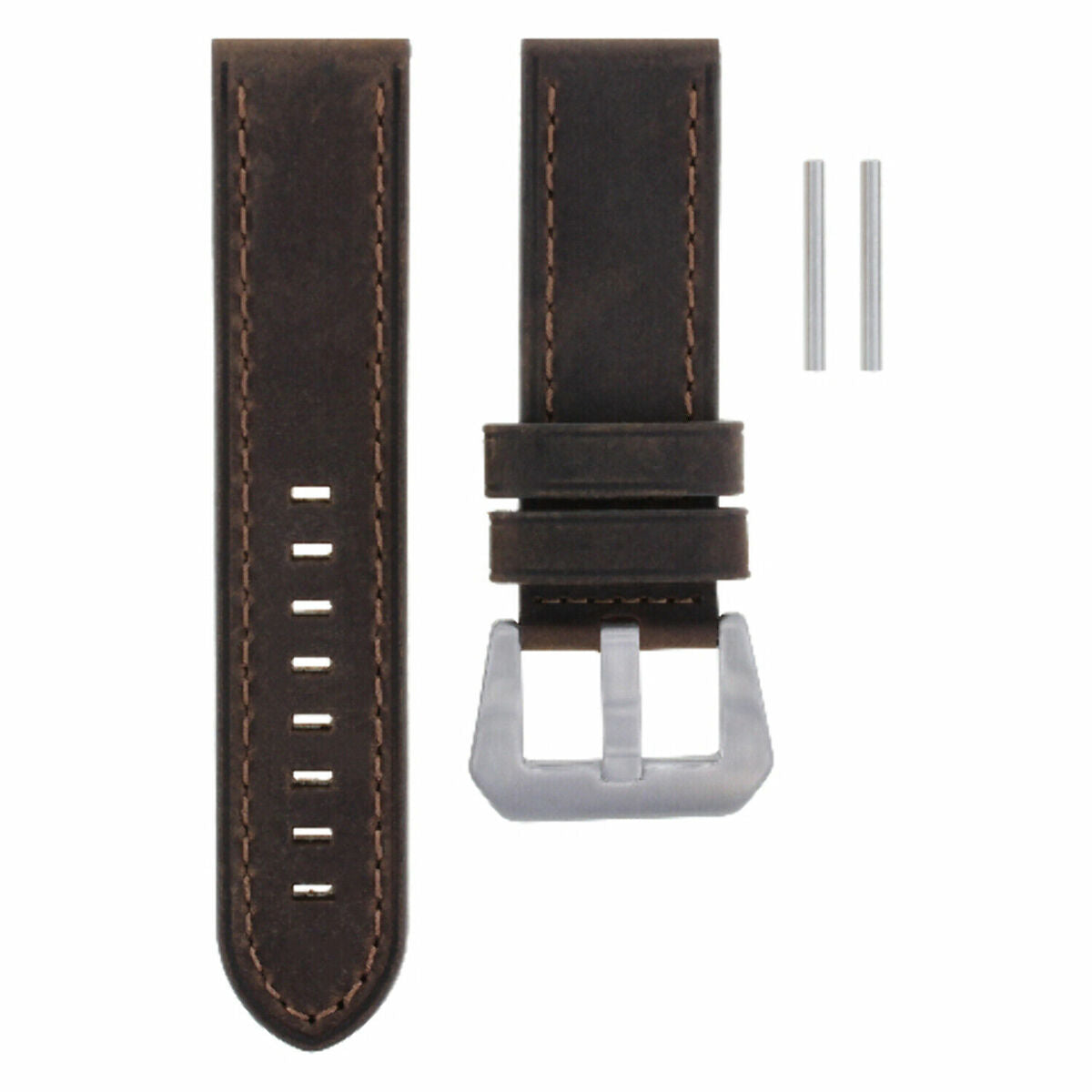 22-24MM PREMIUM PAM LEATHER WATCH STRAP BAND FOR 40- 44MM PANERAI GMT WATCH