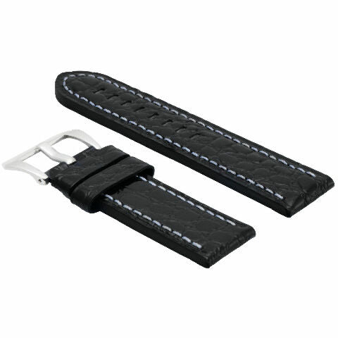 24MM LEATHER WATCH BAND STRAP FOR 44MM BIG PAM PANERAI MARINA LUMINOR GMT