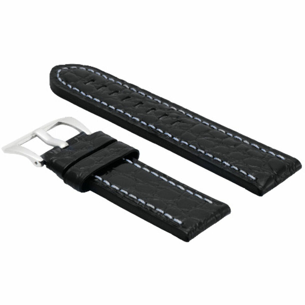 24MM Leather Watch Band Strap for 44MM Big PAM Panerai Marina Luminor GMT
