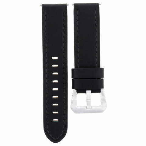 24MM GENUINE REPLACEMENT COW LEATHER STRAP FOR UNIVERSAL WATCH BAND