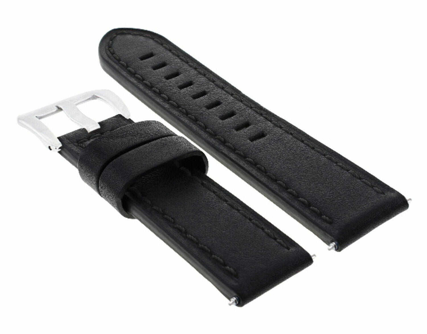 24MM GENUINE COW LEATHER WATCH BAND STRAP FOR BREITLING CHRONOMAT BENTLEY COLT
