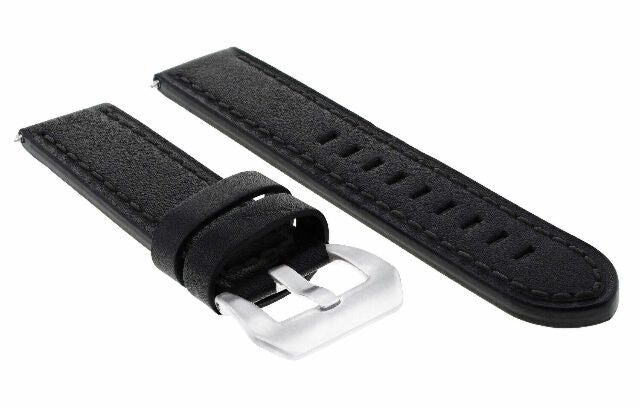 24MM GENUINE REPLACEMENT COW LEATHER STRAP FOR UNIVERSAL WATCH BAND