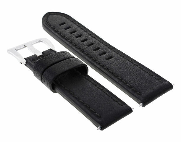 24MM GENUINE REPLACEMENT COW LEATHER STRAP FOR UNIVERSAL WATCH BAND