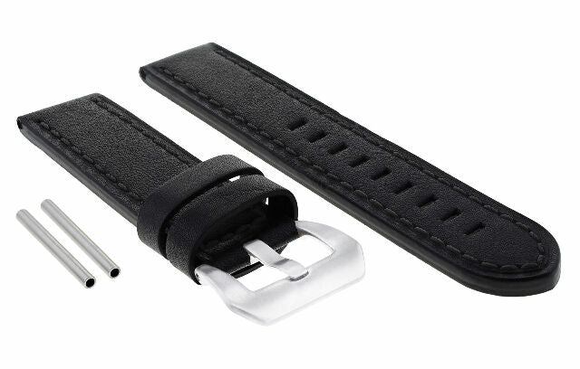 24MM REPLACEMENT COW LEATHER WATCH BAND STRAP FOR BIG PAM PANERAI MARINA LUMINOR