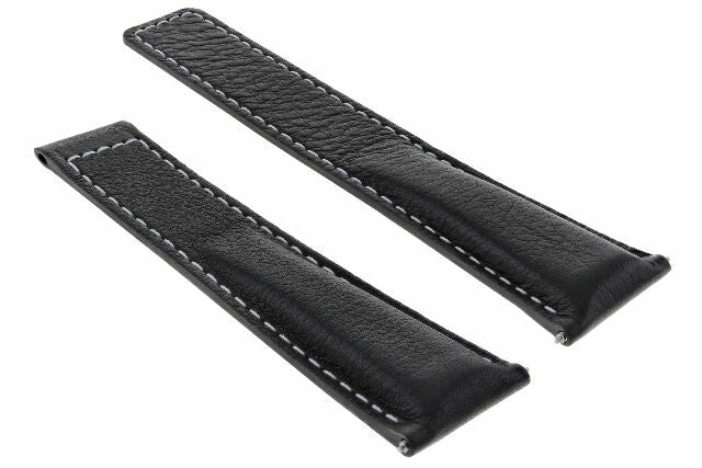 19-20-22MM LEATHER WATCH BAND STRAP FOR TAG HEUER CARRERA MONACO TWIN T + CLASP