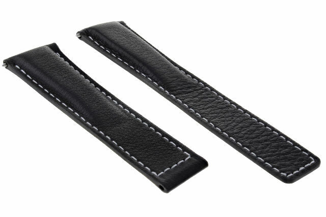 19-20-22MM LEATHER WATCH BAND STRAP FOR TAG HEUER CARRERA MONACO TWIN T + CLASP