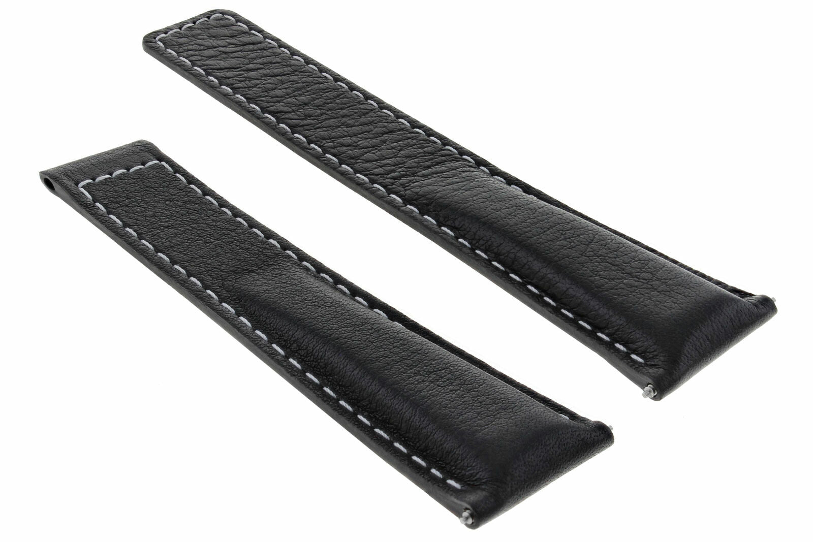 LEATHER WATCH BAND STRAP FOR TAG HEUER CARRERA MONACO TWIN T + CLASP - 22MM