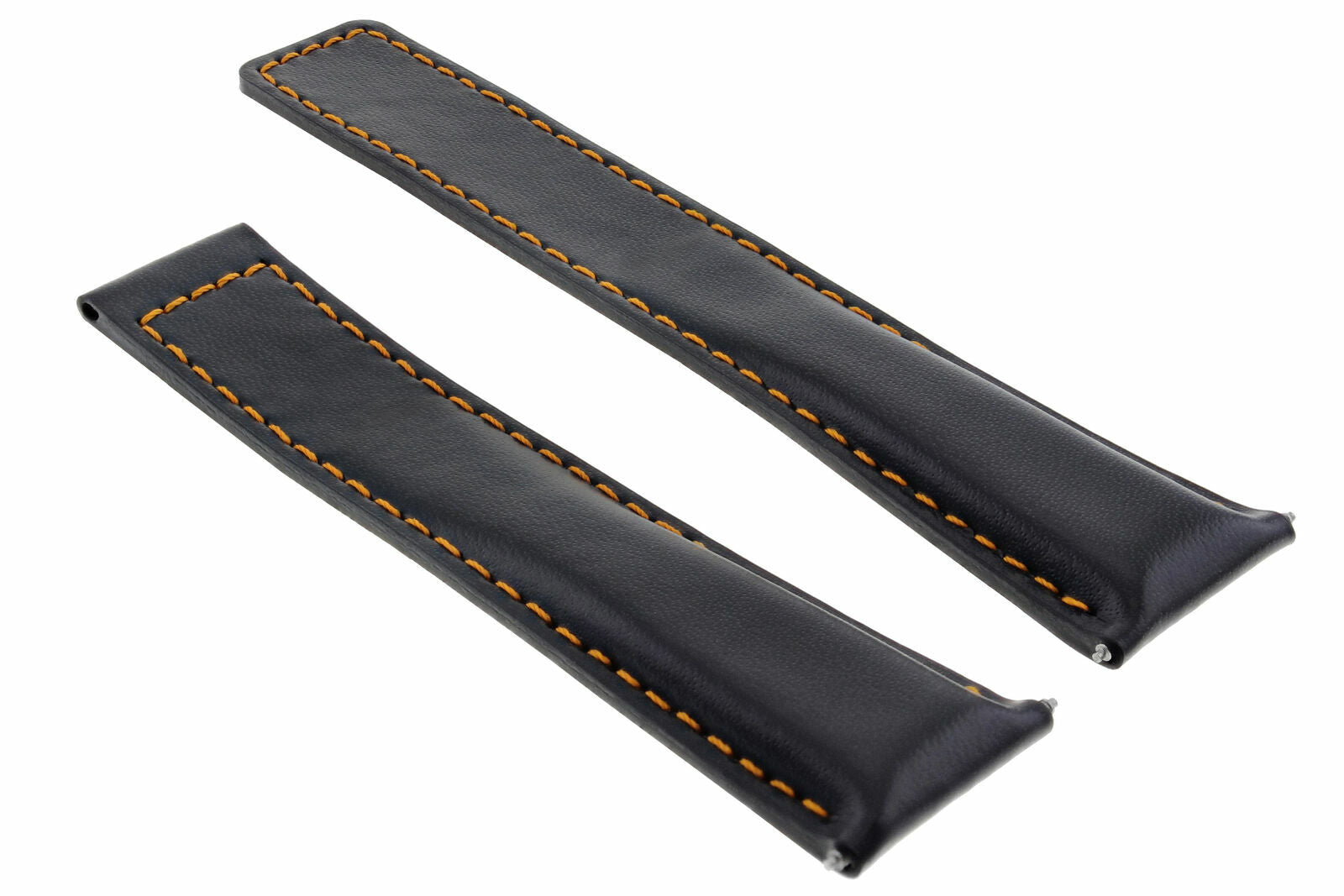 LEATHER WATCH BAND STRAP FOR TAG HEUER CARRERA MONACO TWIN T + CLASP - 22MM