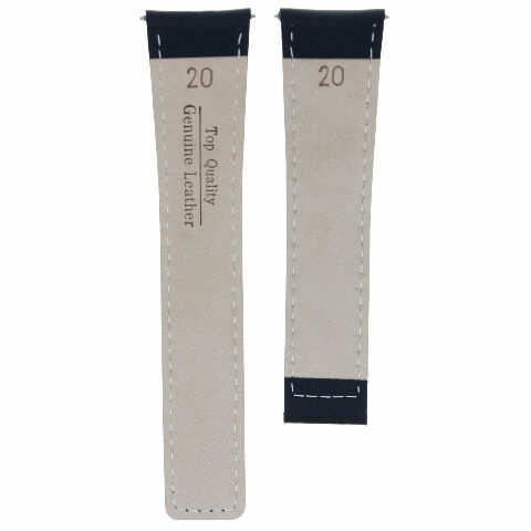 LEATHER WATCH BAND STRAP FOR TAG HEUER CARRERA MONACO TWIN T + CLASP - 22MM