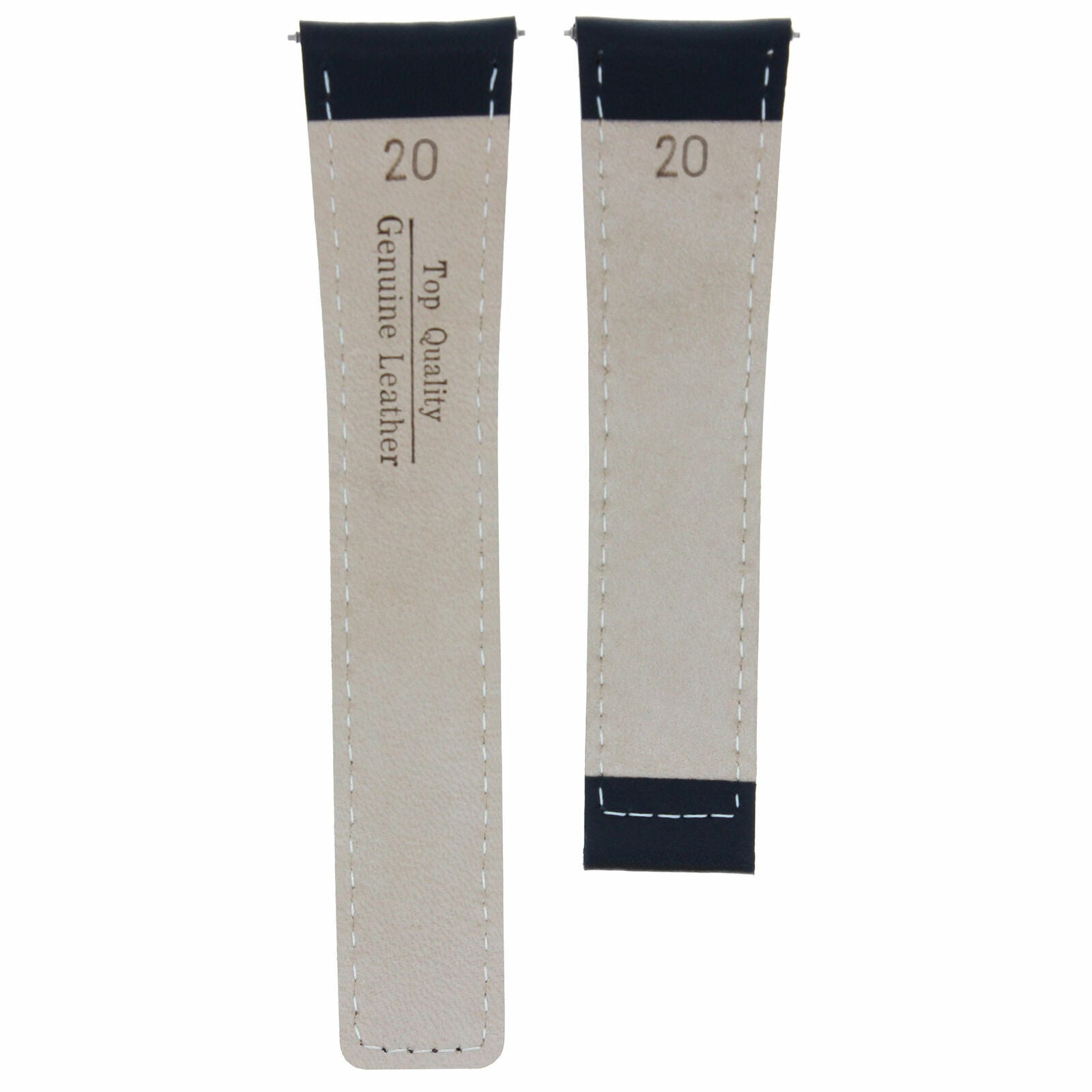 LEATHER WATCH BAND STRAP FOR TAG HEUER CARRERA MONACO TWIN T + CLASP - 20MM