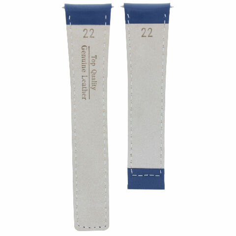 LEATHER WATCH BAND STRAP FOR TAG HEUER CARRERA MONACO TWIN T + CLASP - 22MM