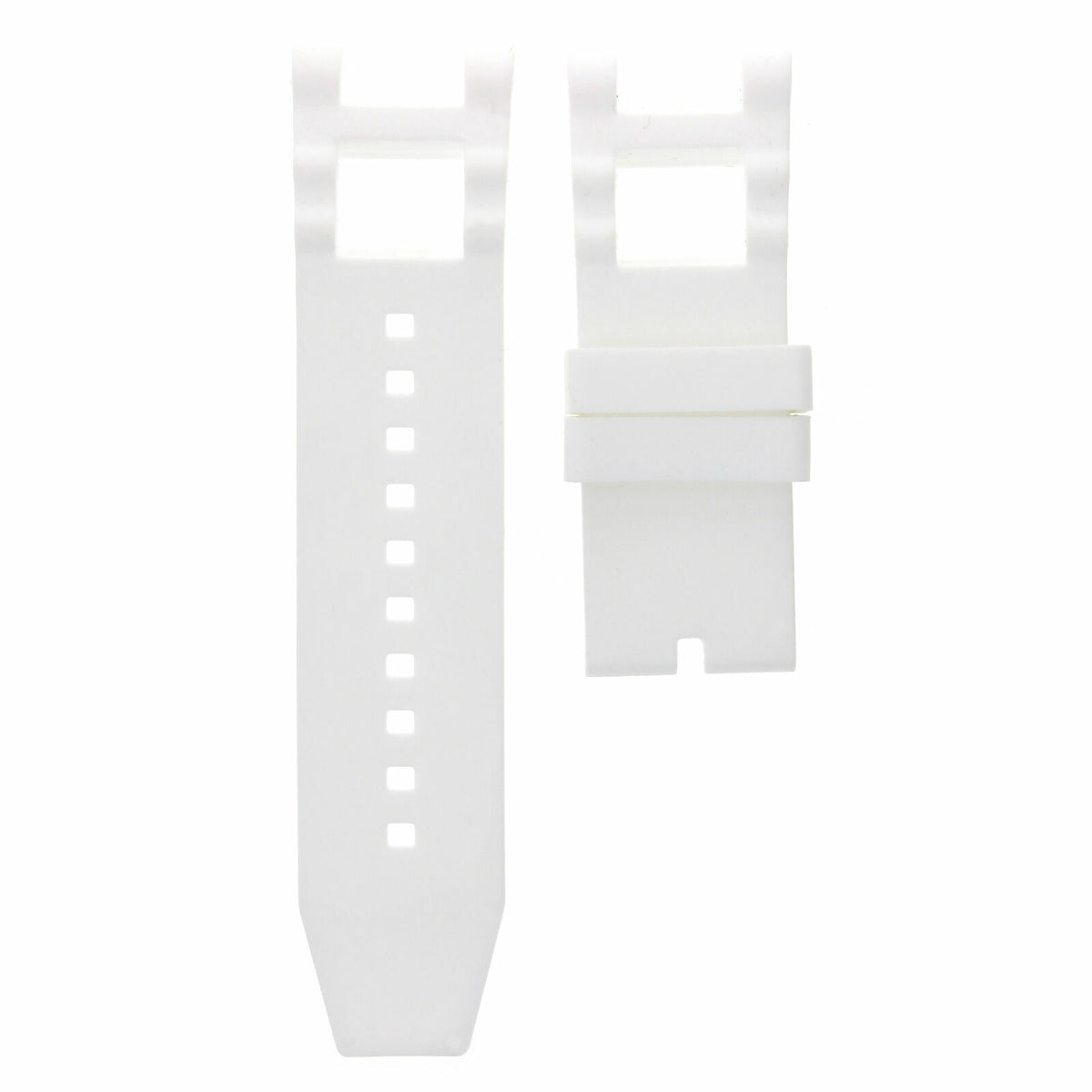 SILICONE RUBBER WATCH BAND STRAP FOR INVICTA SUBAQUA NOMA III 6043 0736 15144, White, view 4