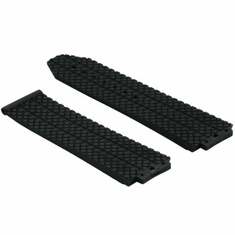 24MM-25MM RUBBER WATCH BAND STRAP WITH 2 BLACK SCREWS AND DRIVER FOR HUBLOT