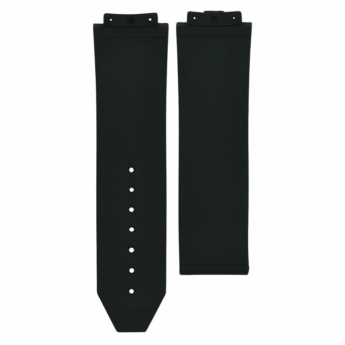 24MM-25MM RUBBER WATCH BAND STRAP WITH CLASP 4 BLACK SCREW AND DRIVER FOR HUBLOT