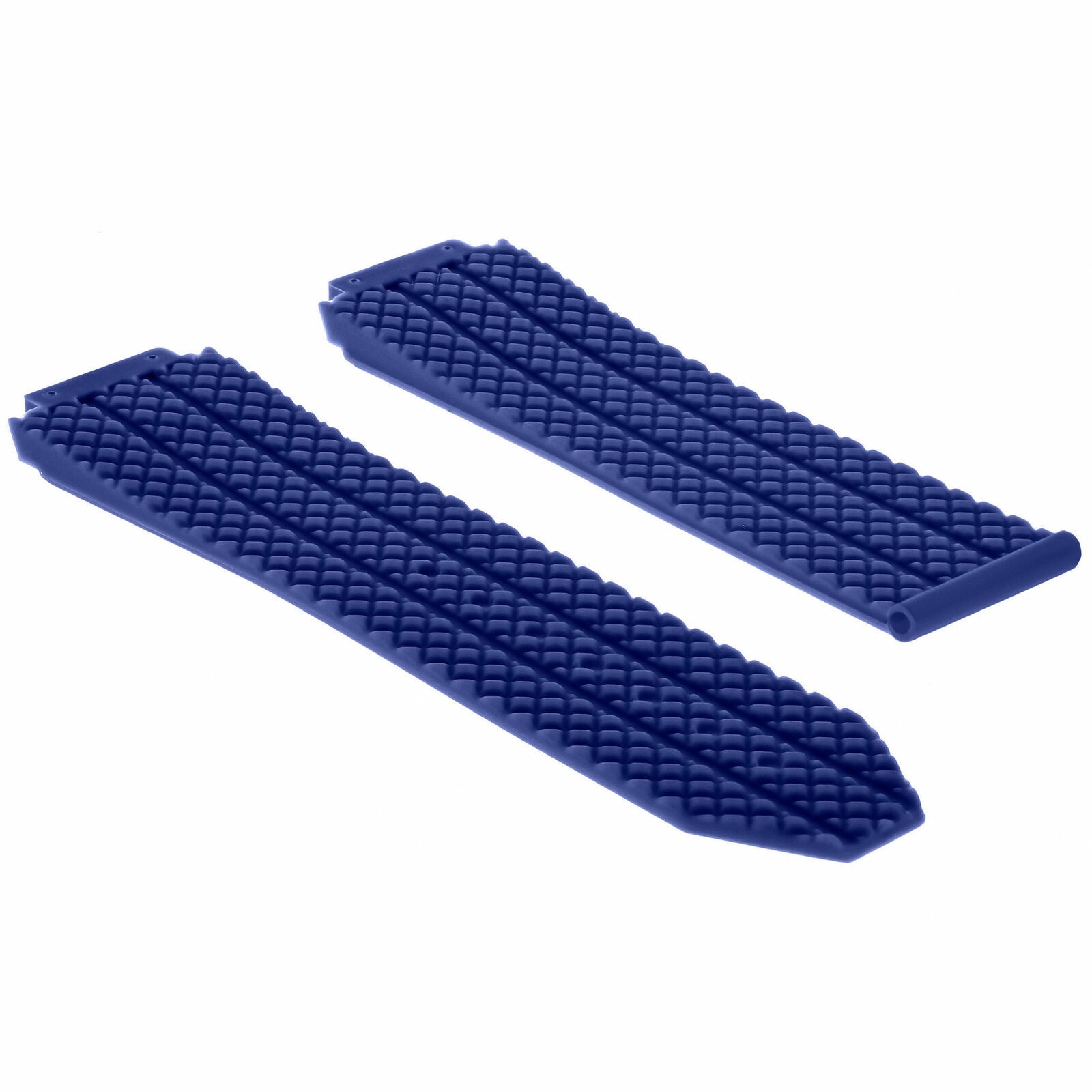 24MM-25MM RUBBER WATCH BAND STRAP WITH CLASP 4 BLACK SCREW AND DRIVER FOR HUBLOT