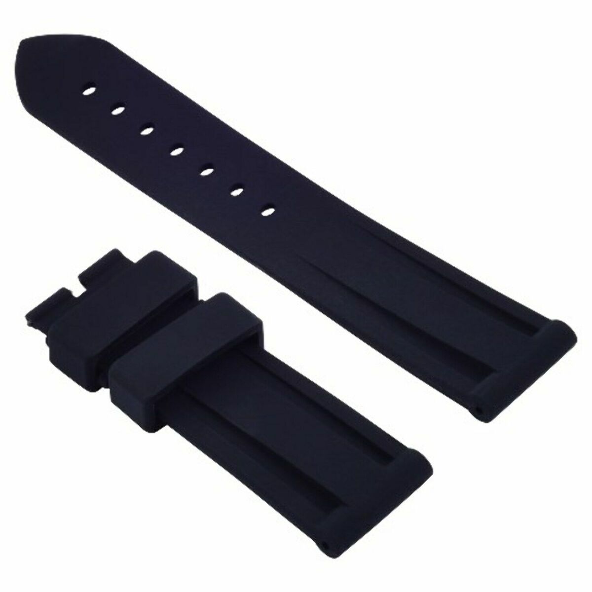 22MM-24MM RUBBER WATCH DIVER STRAP BAND FOR PANERAI MARINA LUMINOR RADIOMIR GMT