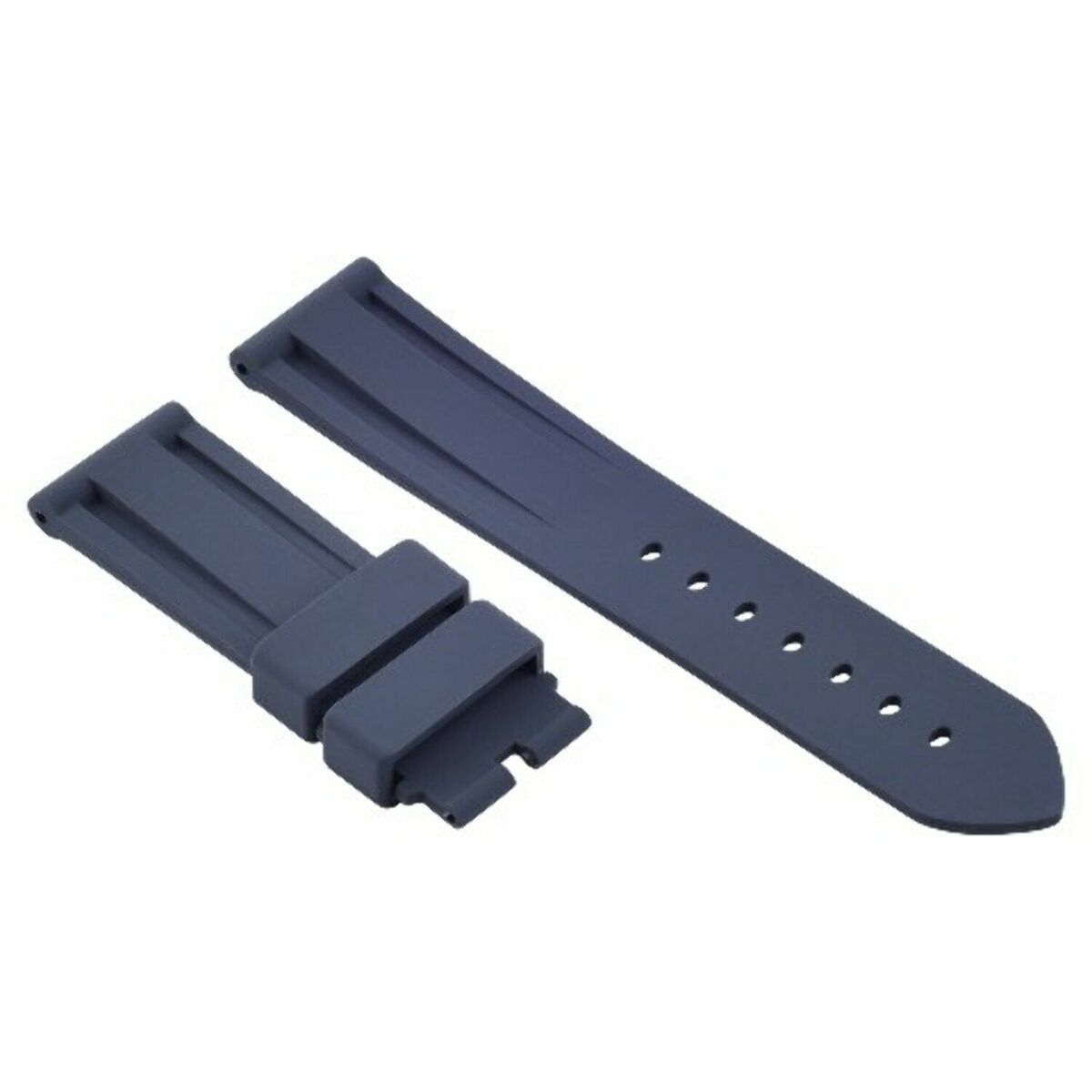 22MM-24MM RUBBER WATCH DIVER STRAP BAND FOR PANERAI MARINA LUMINOR RADIOMIR GMT, Grey, view 4
