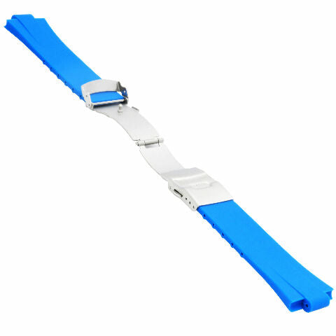 24MM GENUINE PU RUBBER DIVER WATCH BAND STRAP SMOOTH SOFT 11MM FOR ORIS TT2 F1