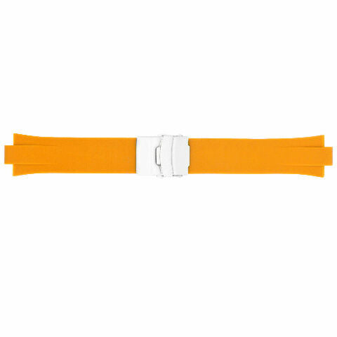 24MM GENUINE PU RUBBER DIVER WATCH BAND STRAP SMOOTH SOFT 11MM FOR ORIS TT2 F1