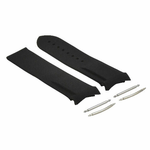 20-22MM CURVED ENDS RUBBER DIVER WATCH STRAP BAND FOR OMEGA SEAMASTER WATCH