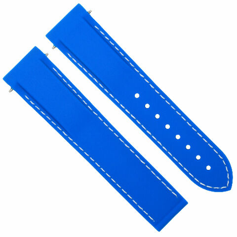 20-22MM CURVED ENDS RUBBER DIVER WATCH STRAP BAND FOR OMEGA SEAMASTER WATCH