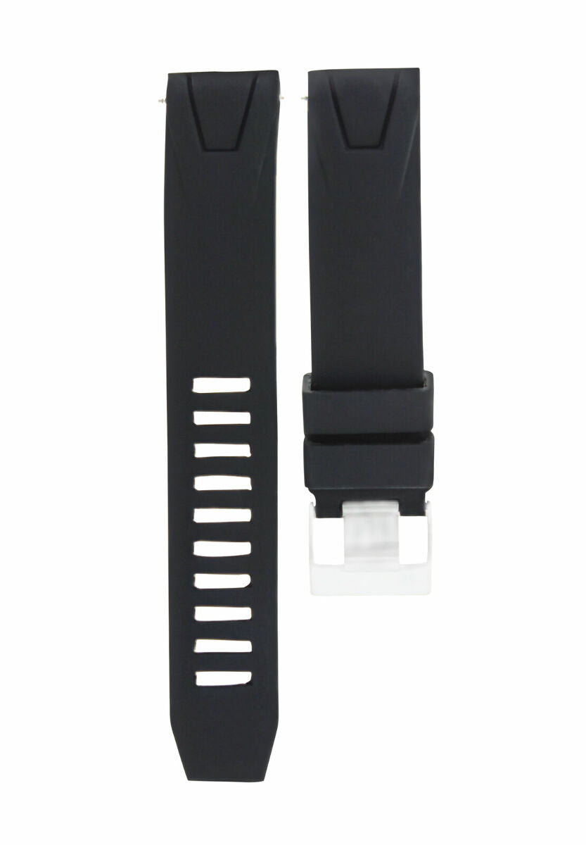 20-22-24MM RUBBER STRAP BAND FOR OMEGA SEAMASTER JAMES BOND PLANET OCEAN, Orange, underside view