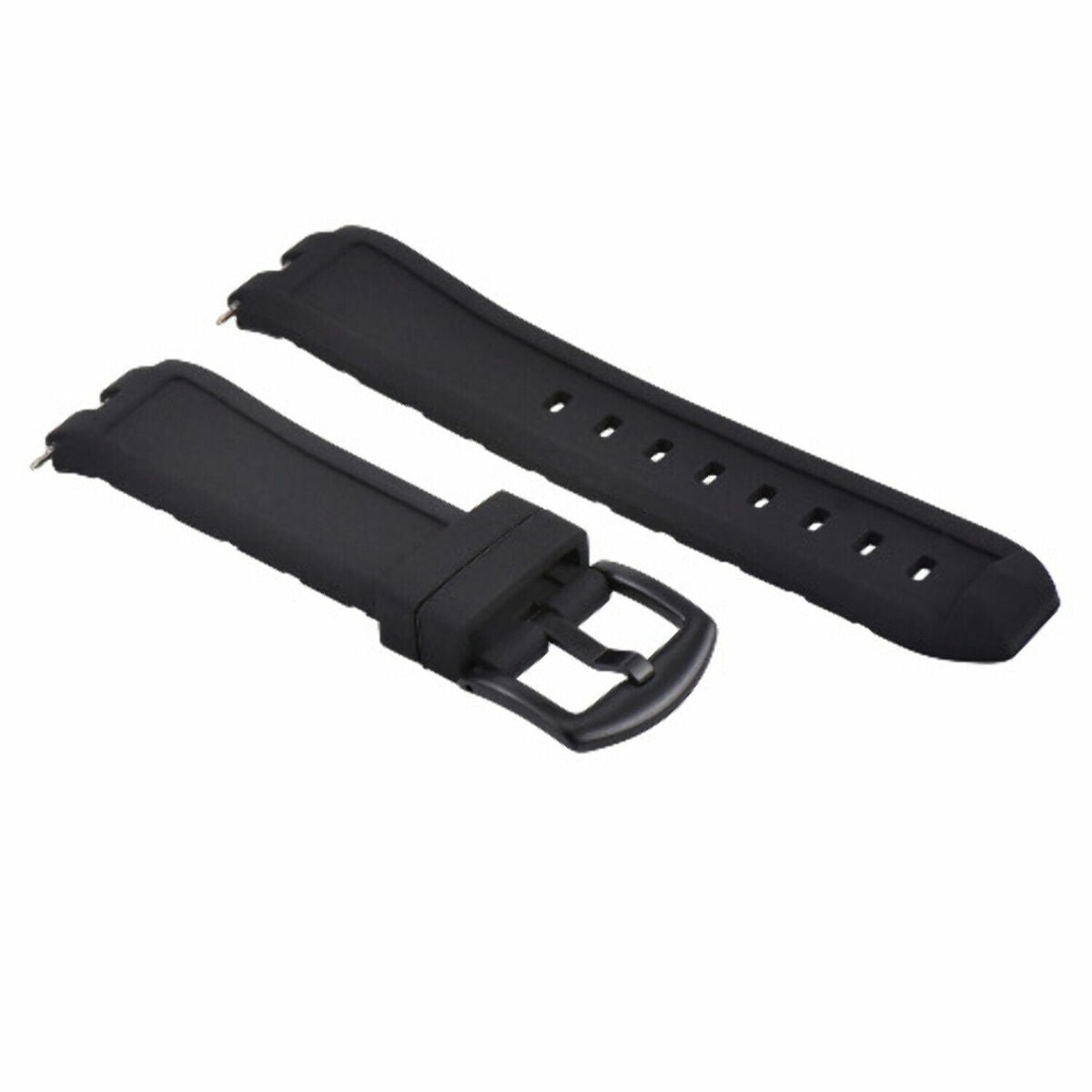 REPLACEMENT SILICONE RUBBER DIVER WATCH STRAP BAND FOR PEBBLE WATCH STEEL, Purple, front view