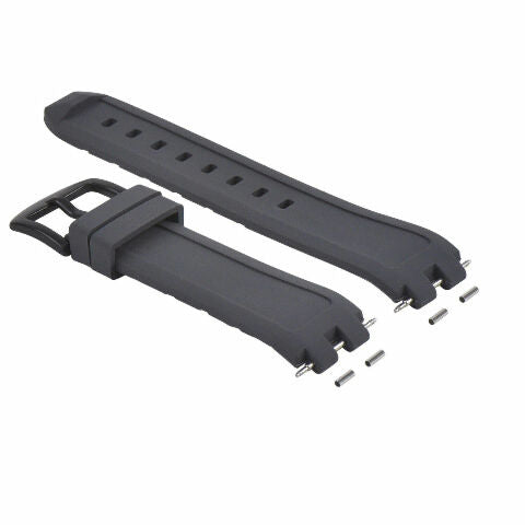 REPLACEMENT SILICONE RUBBER DIVER WATCH STRAP BAND FOR PEBBLE WATCH STEEL