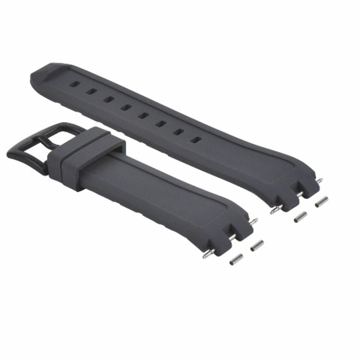 REPLACEMENT SILICONE RUBBER DIVER WATCH STRAP BAND FOR PEBBLE WATCH STEEL