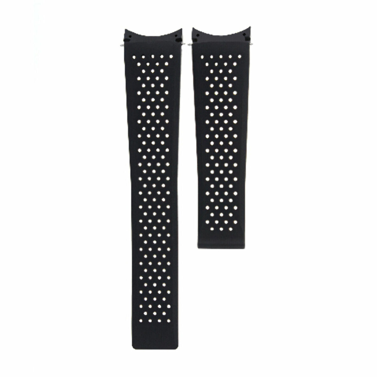 22MM SILICONE RUBBER STRAP BAND FOR TAG HEUER GRAND CARRERA CHRONOGRAPH PERFORAT