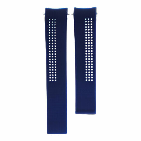 20MM-22MM SILICONE RUBBER WATCH BAND STRAP WITH CLASP FOR TAG HEUER CARRERA