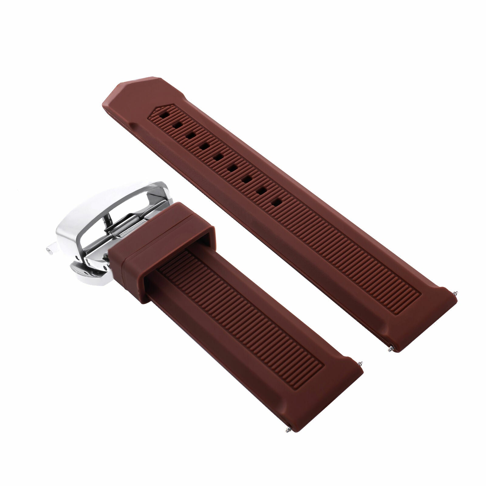 18-20-21-22-24MM RUBBER WATCH BAND STRAP BUTTERFLY CLASP FOR TAG HEUER AQUARACER